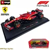 Original Bburago 1:18 Ferrari SF-24 Alloy Miniature Diecast Model Formula 1racing #16 Leclerc #55 Sainz Formula Car Models Gifts 1