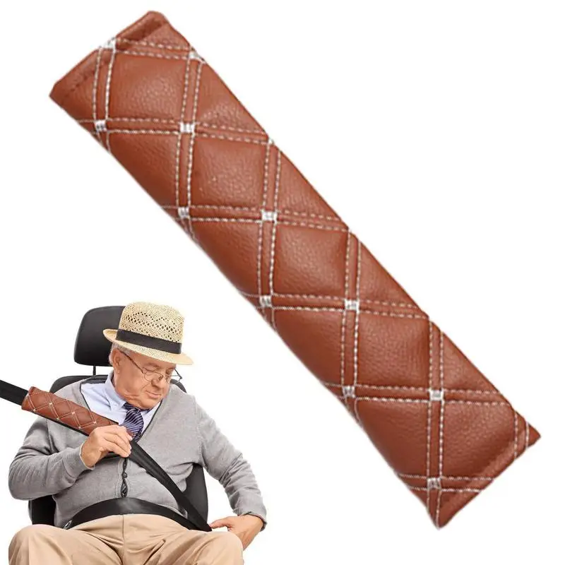 

Seatbelt Covers Universal Car Seat Strap Pads Quilted Pattern Shoulder Pad Comfortable And Ventilated Covers For All Cars