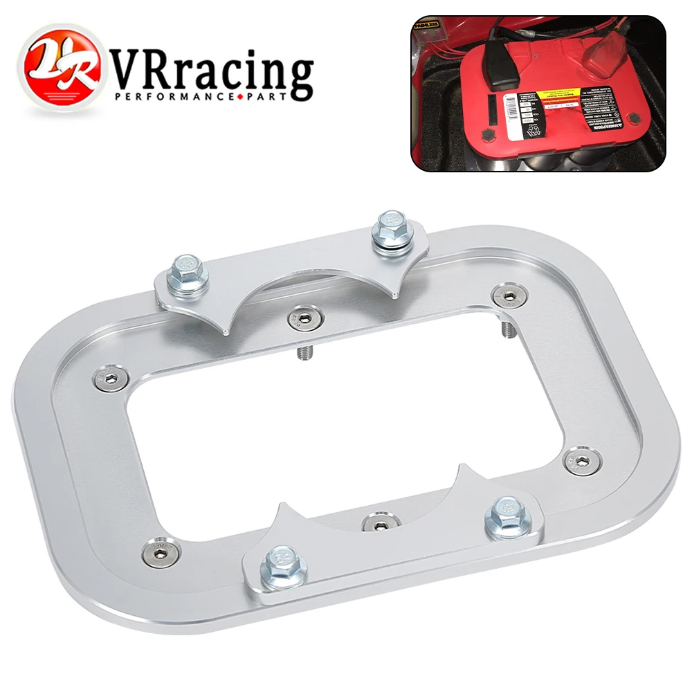 

Billet Aluminum Alloy Battery Relocation Tray Hold Down Mount For Optima Battery Yellow Blue Red Top 34 34/78 D34 D34/78 34M