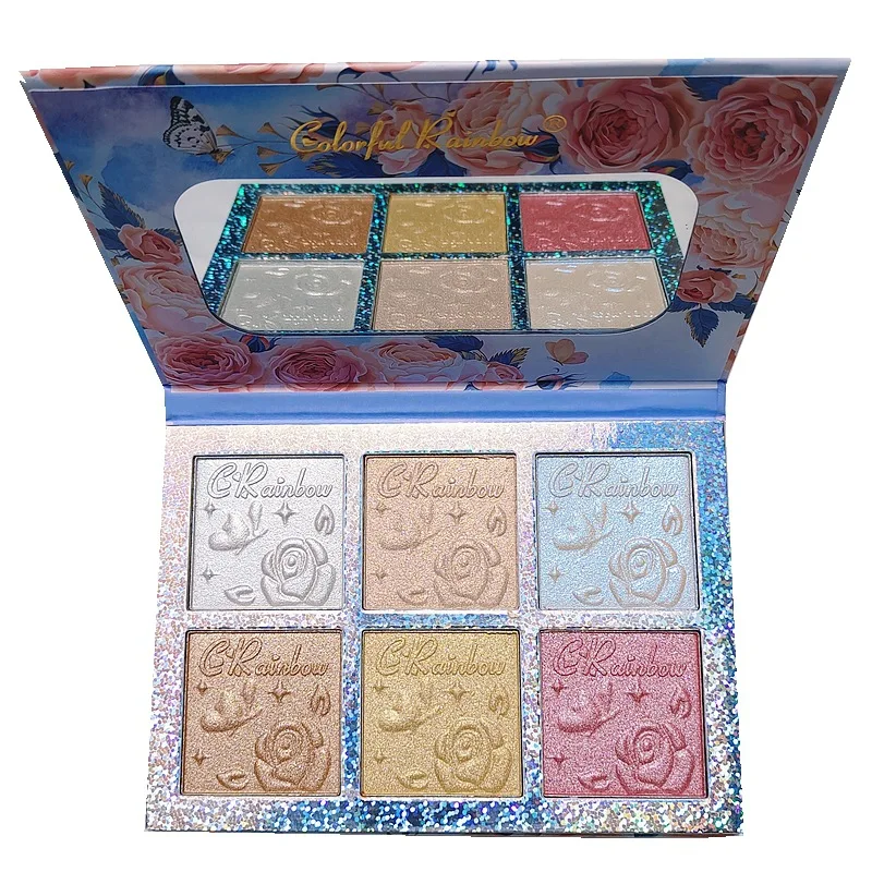 6-Color Blush Powder Highlight Repair Multifunctional Makeup Palette
