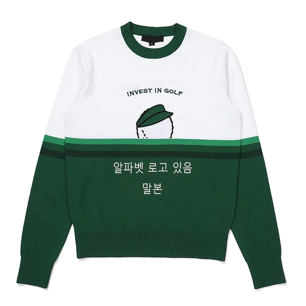 

"Женский роскошный брендовый пуловер! Одежда для гольфа для спорта на открытом воздухе, уникальный простой дизайн, авангардный, корейский стиль!"