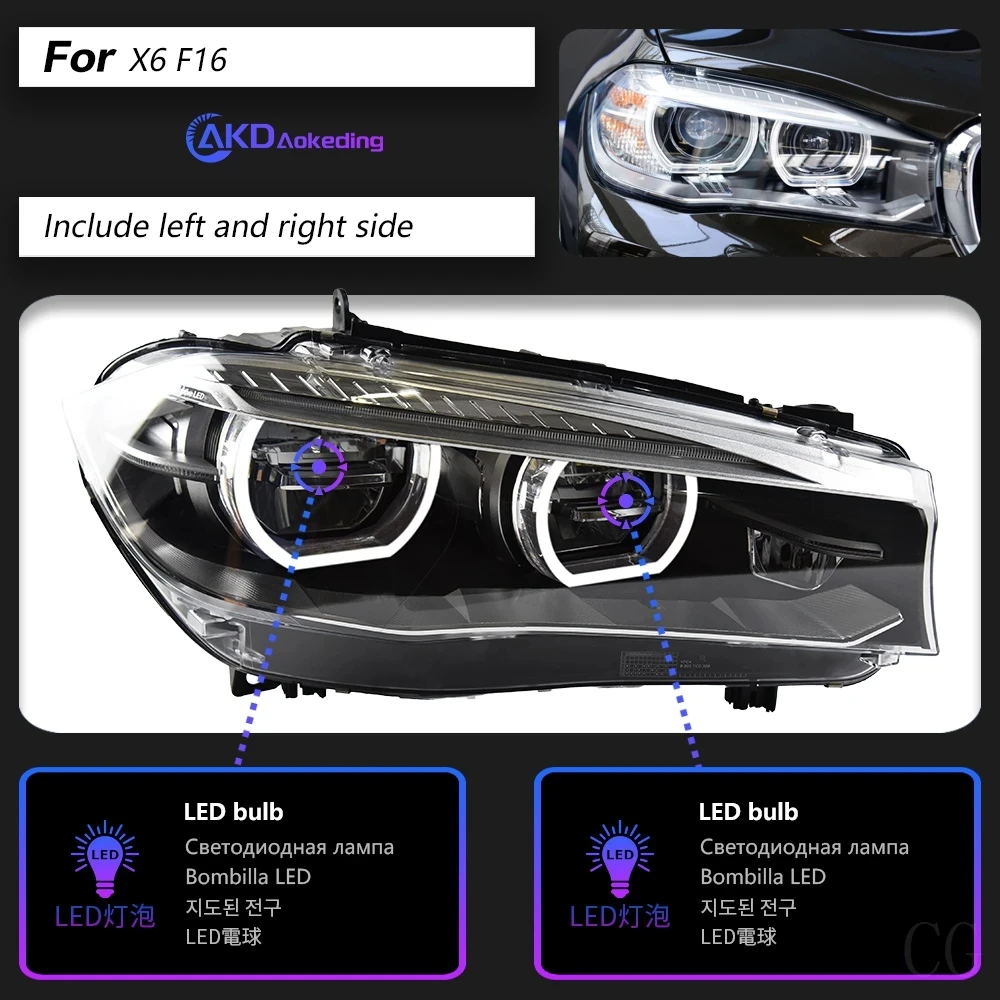 BMW X6 F16 左 LED ヘッドライト ヘッドランプ BMW X6 F16 左 LED ヘッドライト ヘッドランプ