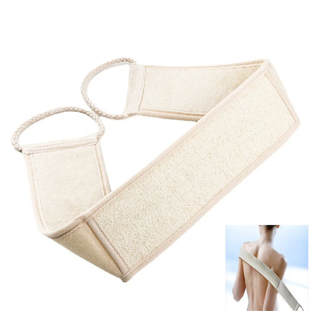 

Loofah Bath Towel for Exfoliating Scrubber Rubbing Shower Pull Back Deep Body Dead Skin Strap Brush Sponge SWrap Long Strip