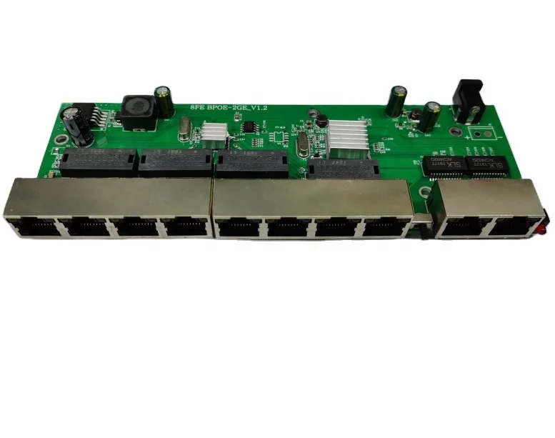 High Quality 24V/48V 10/100Mbps 8FE+2GE Uplink Reverse POE Switch with VLAN  isolation