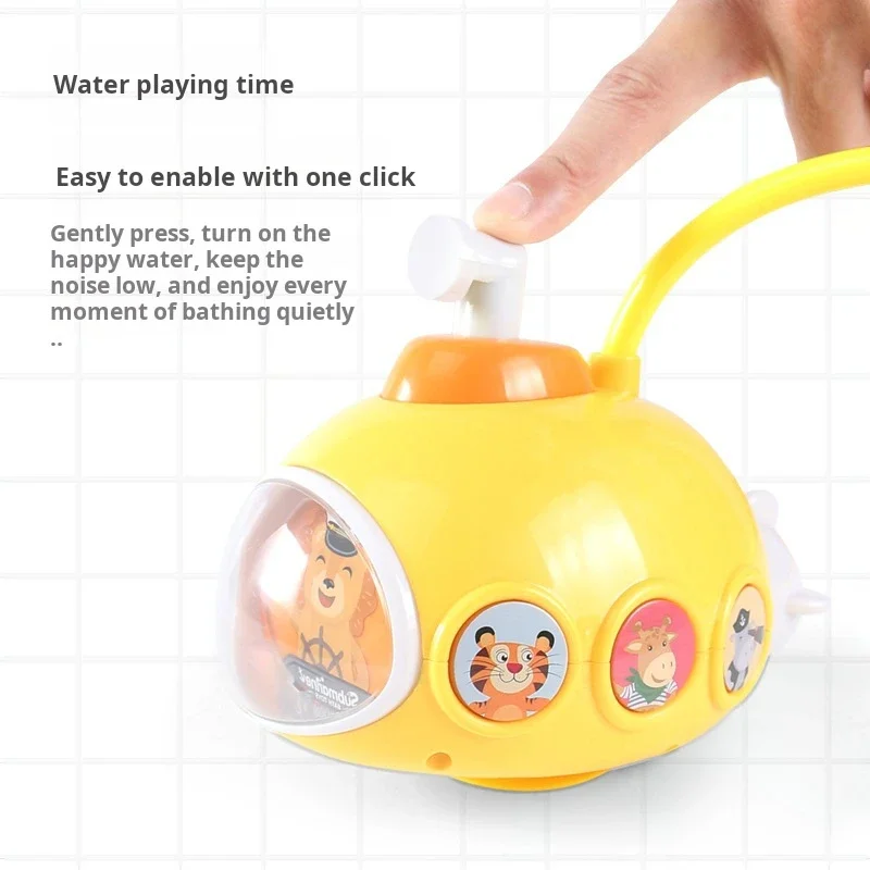 Baby Bathing Toy Bath Toys Pipeline Water Spray Shower Game Elephant Toy for Children Swimming Bathroom Water Shower Kids Toy 5