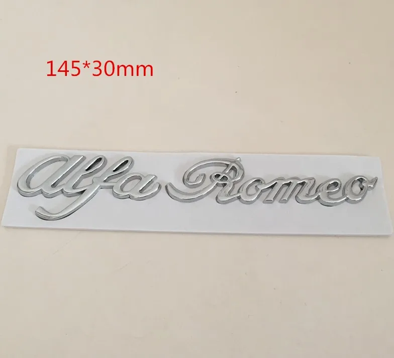 Alfa Romeo 3D Metalen Embleem - Detail van de chromen afwerking