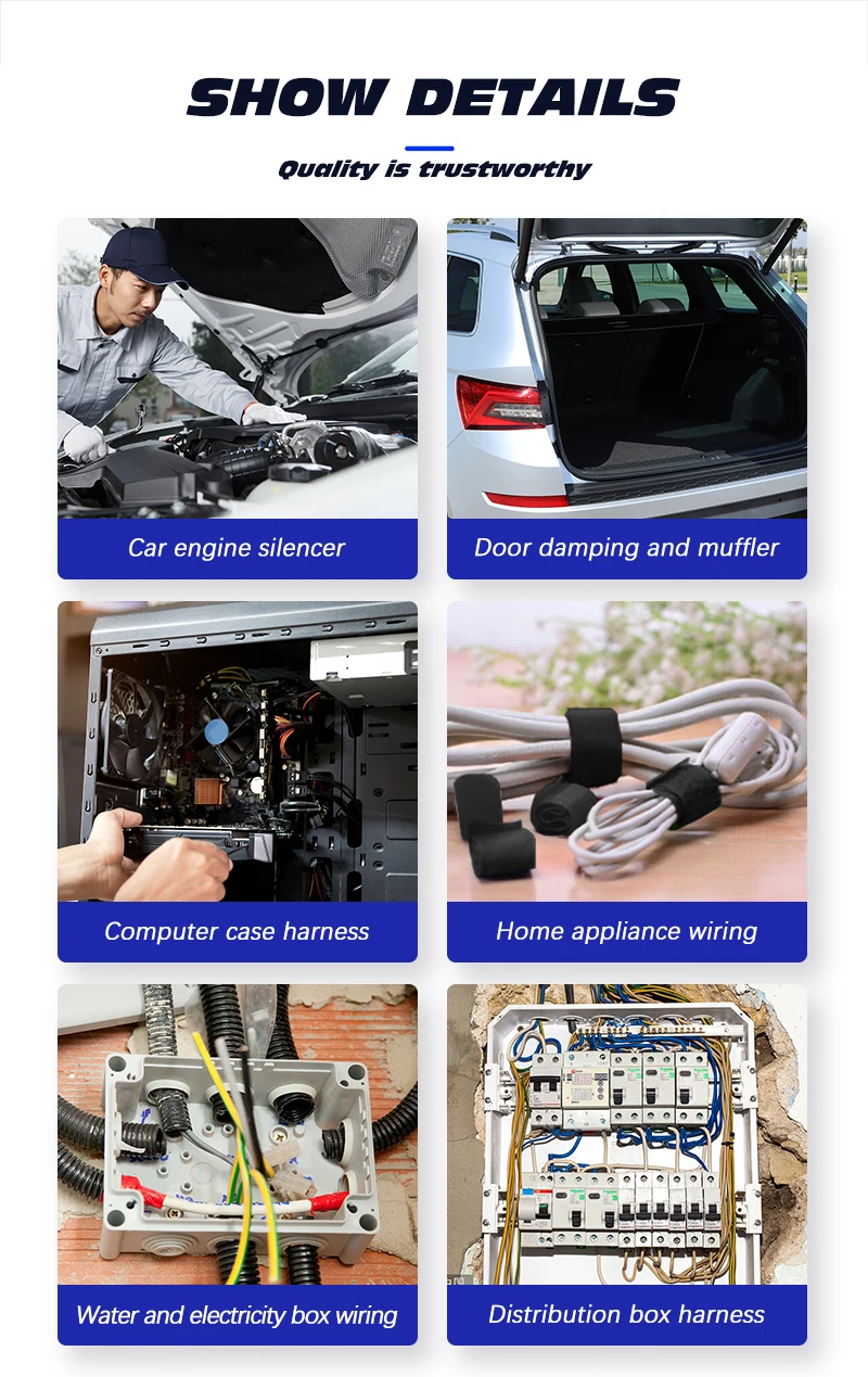 15M 9/15/19/25MM Heat-resistant Adhesive Cloth Fabric Tape For Automotive Cable Tape Harness Wiring Loom Electrical Heat Tape