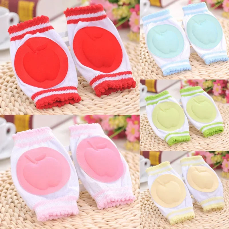 

1Pair Baby Knee Pads Leg Warmers Baby Cotton Mesh Breathable Safety Crawling Elbow Cushion Baby Childish Knee Protector 무용발워머