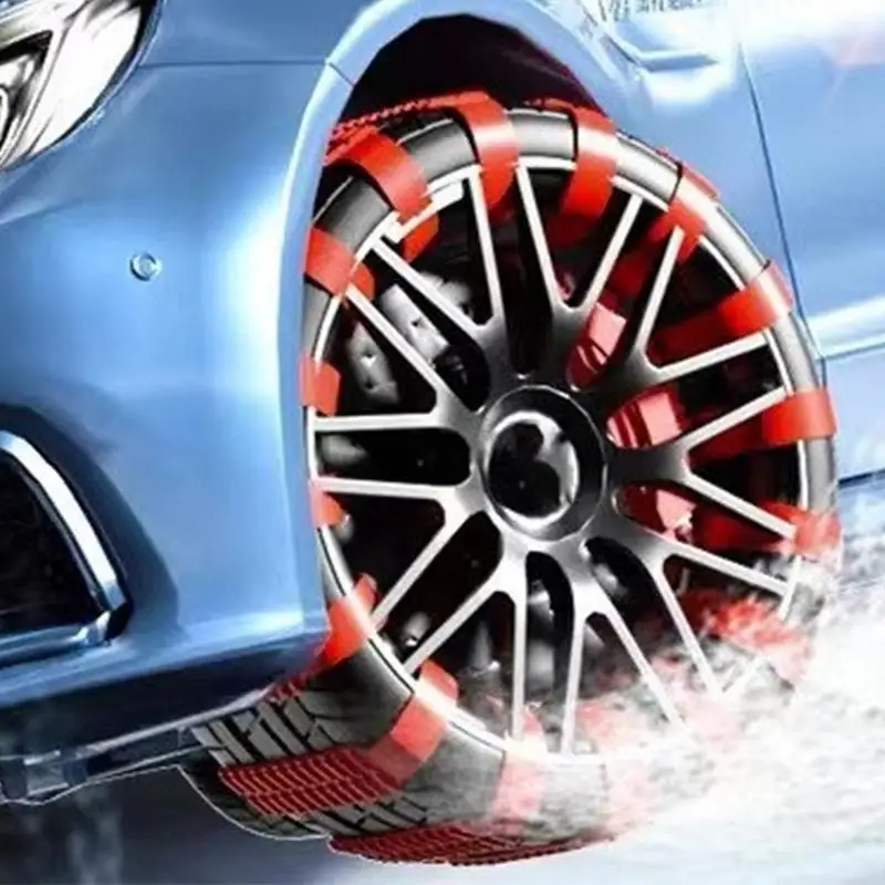 Car Tire Chains Wear-resistant Car Tire Chain Automotive Snow Socks For Tires Snow Traction Device For Winter Accessory