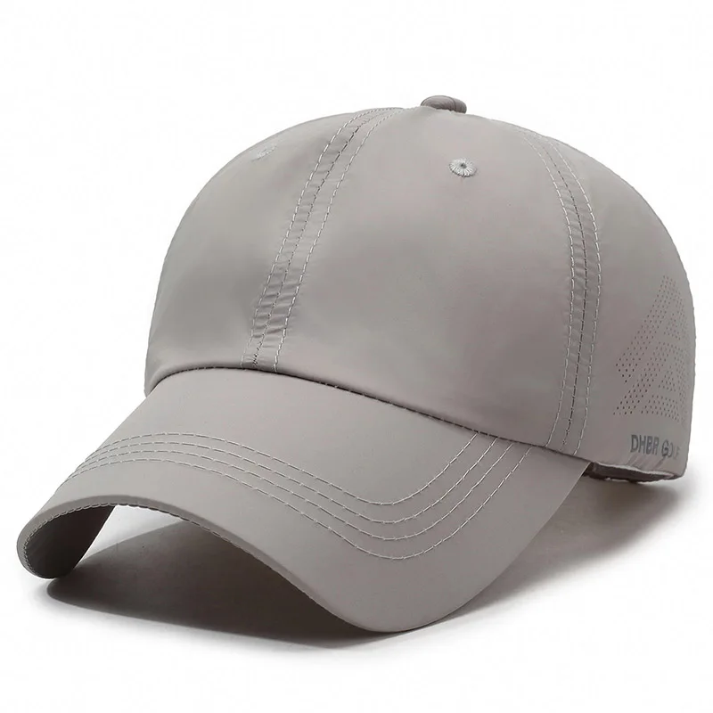 Frühling Sommer Schnelltrocknende Mesh-Kappe, Unisex Atmungsaktiver Sonnenhut, UV-Schutz Outdoor Casual Baseballkappe – Detail 10