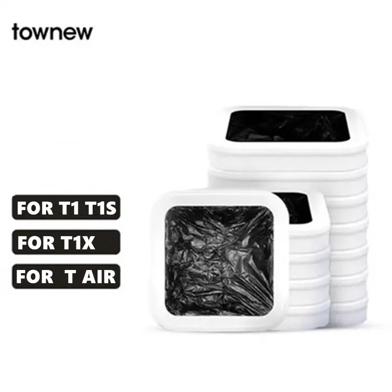 Trash Bags TOWNEW Smart Trash Can T1 T1S Tair Original Replacement 6/12 Refill Rings Auto Packing and Changing