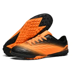 Youth Unisex Comfortable & Breathable Soccer Cleats for Training & Matches (Orange)