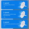 2 In 1 Ceiling Fan Lamps 3 Speeds Adjustable E27 Base Infinitely Dimmable for Living Room Bedroom Study LED Decorative Light 4