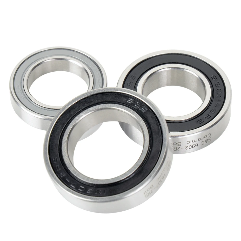 Bicycle Ball Bearing Bicycle Wheel Hub Bearings Ceramic Bearings Koozer Bicycle Hub Maintenance Cassette Body Freehub Repair Parts Ceramic Steel Ball Sealed Bearing 18307 6802 6902 6903 15267