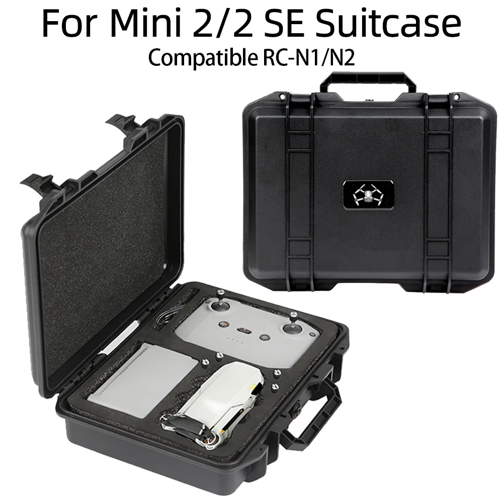 Étui étanche rigide pour DJI Mini 2/Mini 2 SE - Coque de protection antichoc