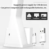 LED Desk Lamp USB Dimmable Touch with Calendar Temperature Clock Night Light Foldable Table Lamp for Study Reading Lamp 5