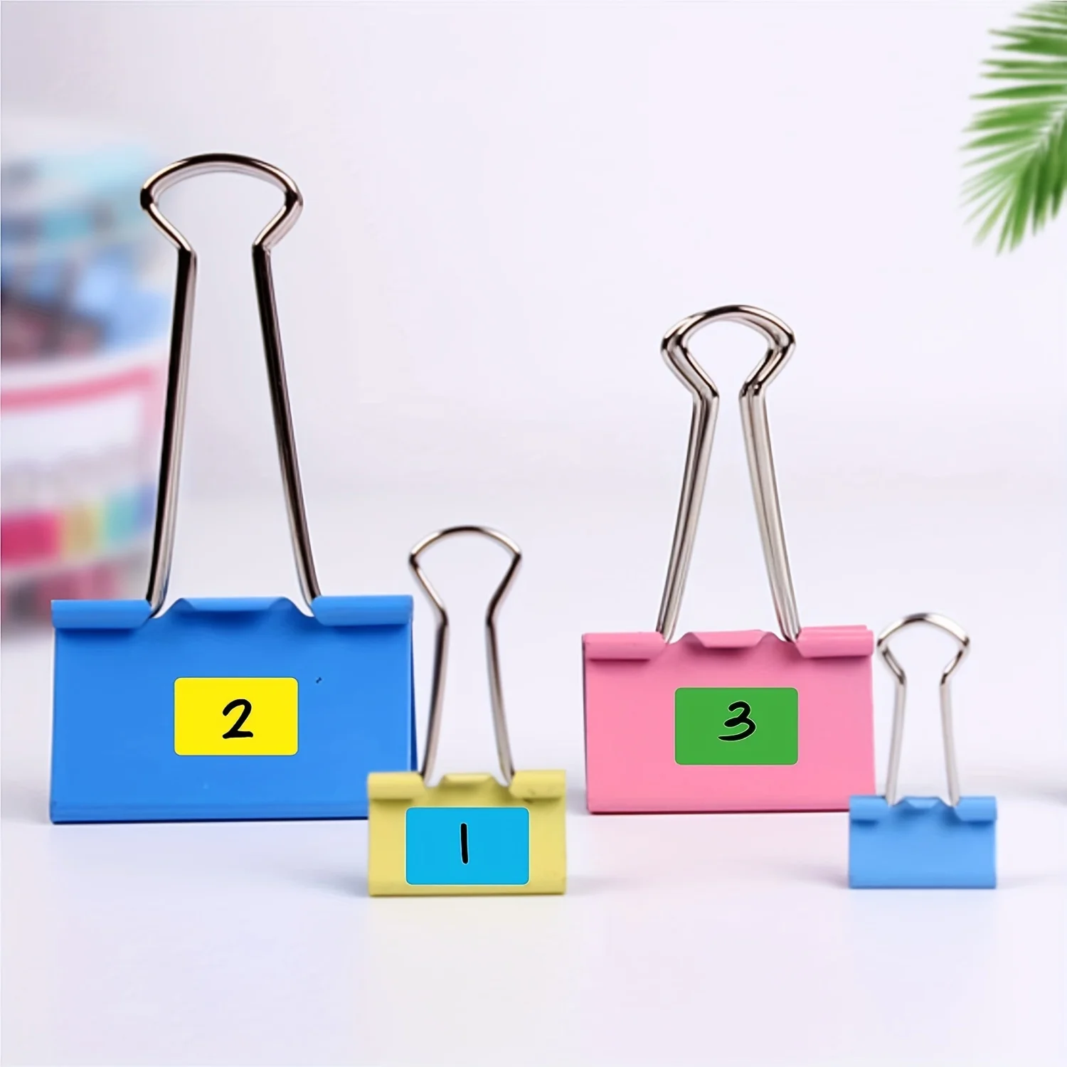 5 sheets/700pcs rectangular colorful stickers assorted removable stickers 10 colors for classroom office labels markers - 3