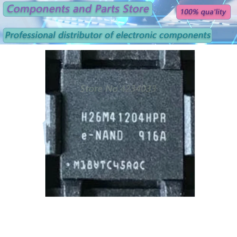 

1-10PCS H26M41204HPR H26M41204HP H26M41204 BGA NEW100% H26M4 1204HPR