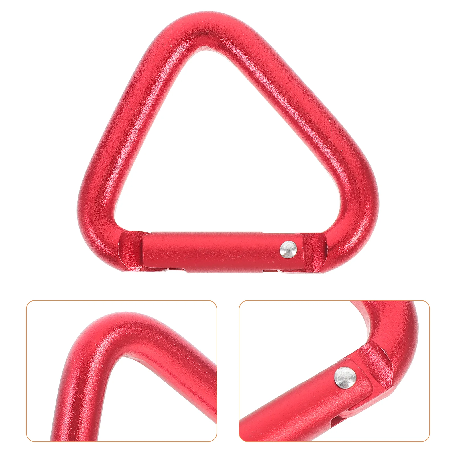 

Triangle Carabiners Aluminum Alloy Carabiner Clips Triangle Buckles Key Chains Carabiners Locking Climbing Buckles
