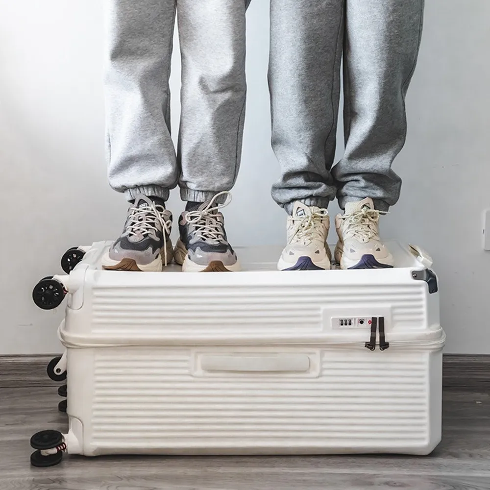 Large Capacity 26 Inch Luggage Travel Trolley Case Suitcase Bag Storage Box Baggage Brake Mute Universal Wheel Customs Lock Bags