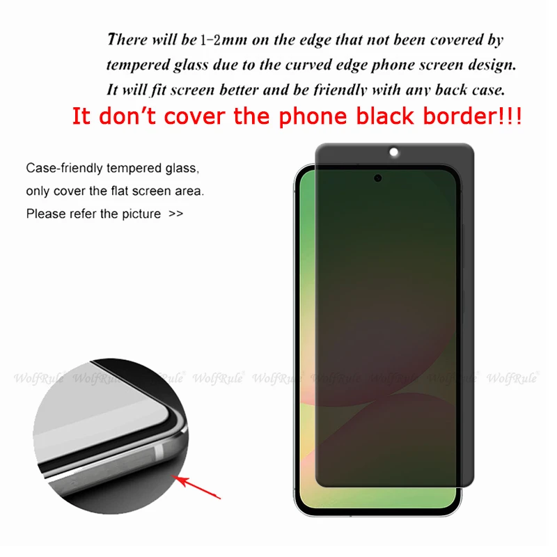 4 قطعة لسامسونج A56 الزجاج سامسونج A56 الزجاج المق...