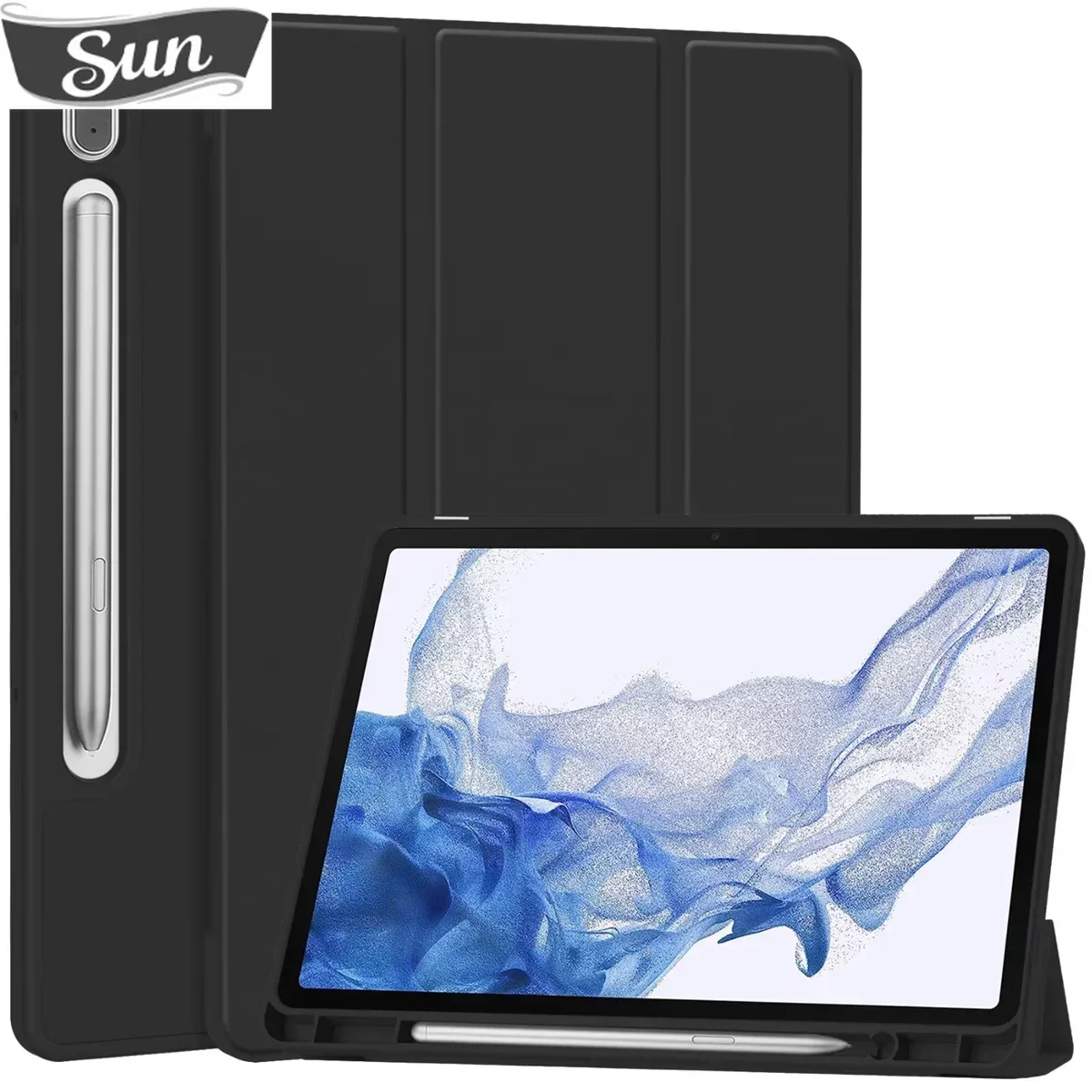 

Soft Cover for Samsung Galaxy Tab S9 Plus Ultra Tablet Case Folding Stand Pu Leather Cases for Galaxy Tab S9Plus S9 Ultra 14.6''