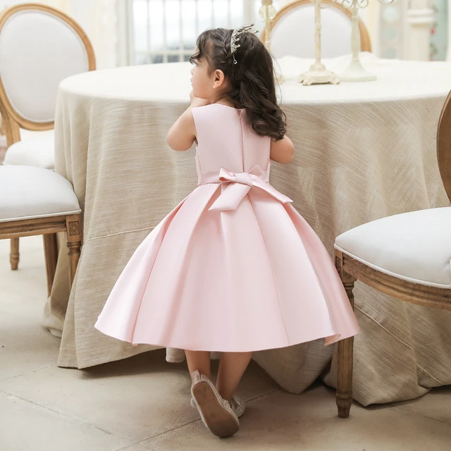 Ruffled Baby Pink Strapless Bridesmaid Dresses - Xdressy