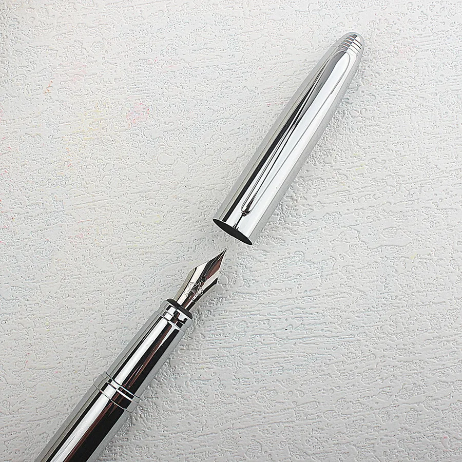 قلم حبر معدني من الفولاذ المقاوم للصدأ بنك الاستثم...