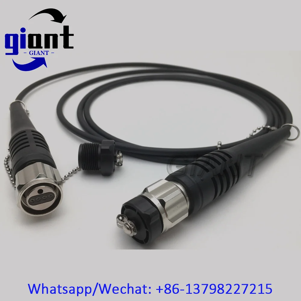 4C ODC 소켓, ODC 남성-ODC 남성, G657A, 직경: 4.5mm TPU 재..