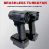 Portable Blower Turbo Jet Fan Electric Power Blower Car Wash Dryer Handheld Violent Turbo Fan (No Battery) 1