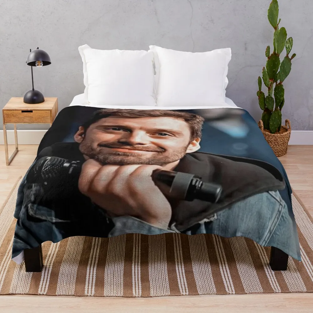 

Sebastian Stan Throw Blanket Warm Blanket Blankets For Sofas Blanket For Baby