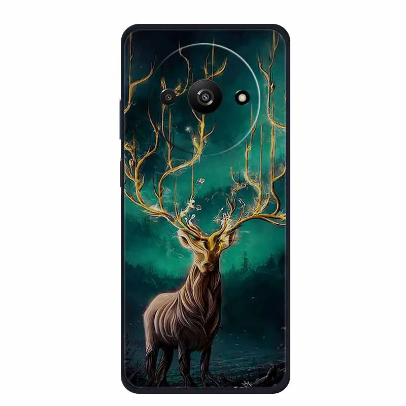 Sleek Black Shockproof Silicone Phone Case - Soft Protective Cover