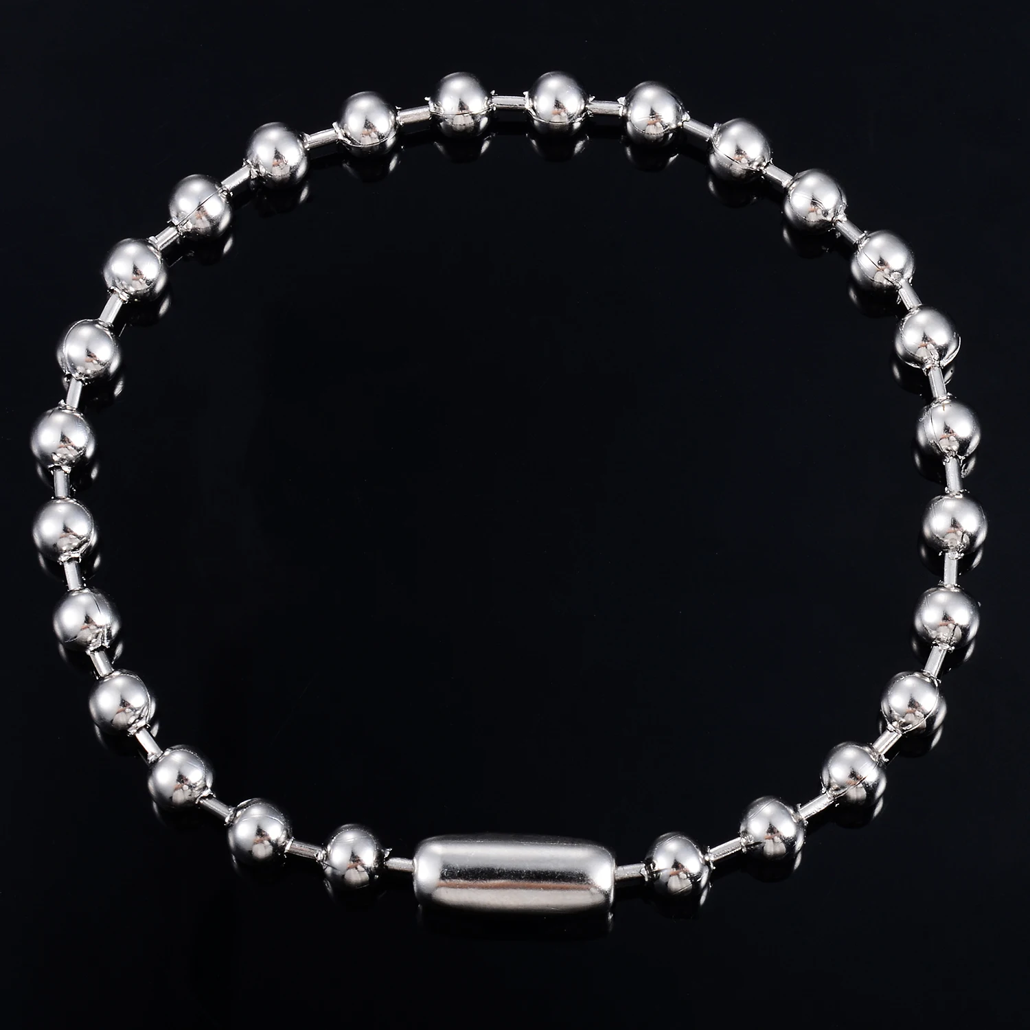 Stainless Steel Beads Ball Chain Bracelets 1.5/2/3/4.5mm 1pc For Women Men Fashion Jewelry Gift stainless steel bracelet,chain bracelet,beaded bracelet