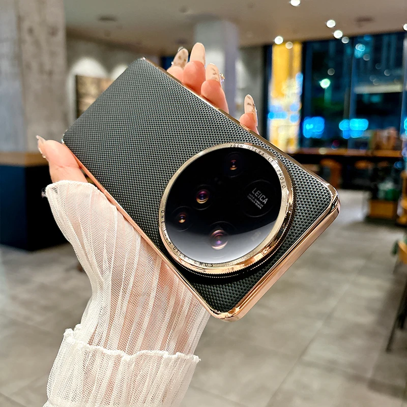 Luxury Hard PU Plating Protective Back Cover Case
