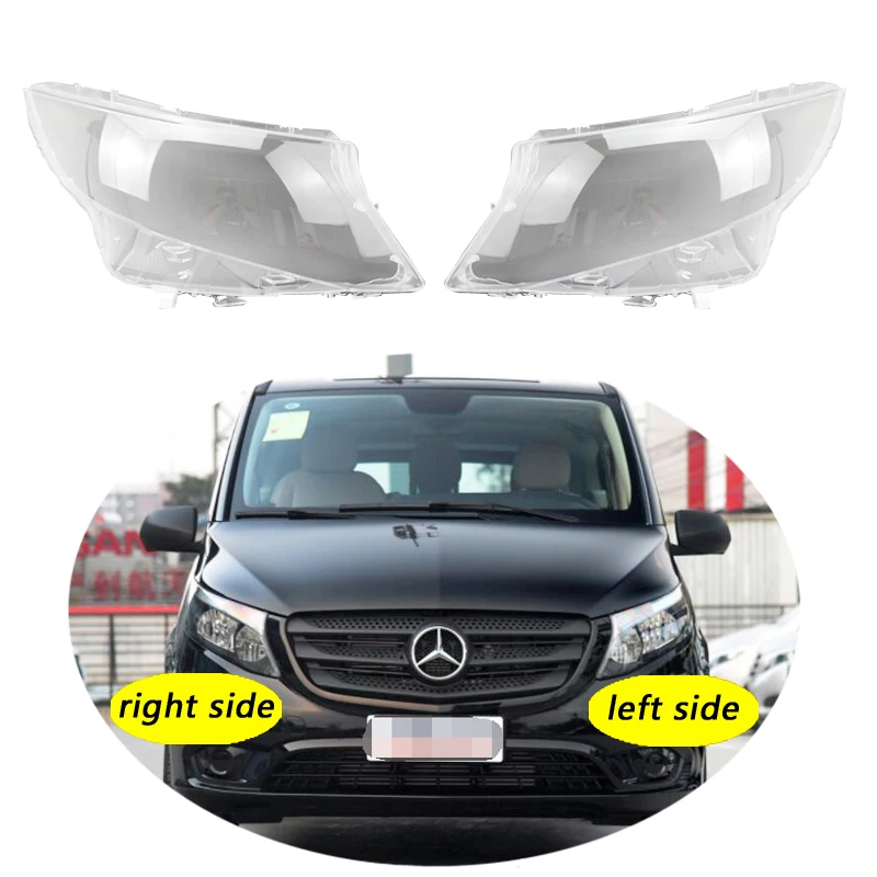 

Прозрачная накладка на переднюю фару Benz W447 Vito 2016-2019 в, класс V260