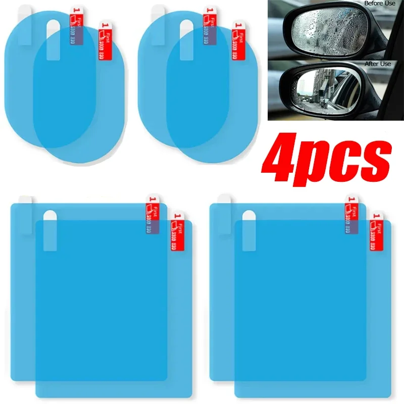 Car Rearview Mirror and Window Rainproof Anti-fog Films
