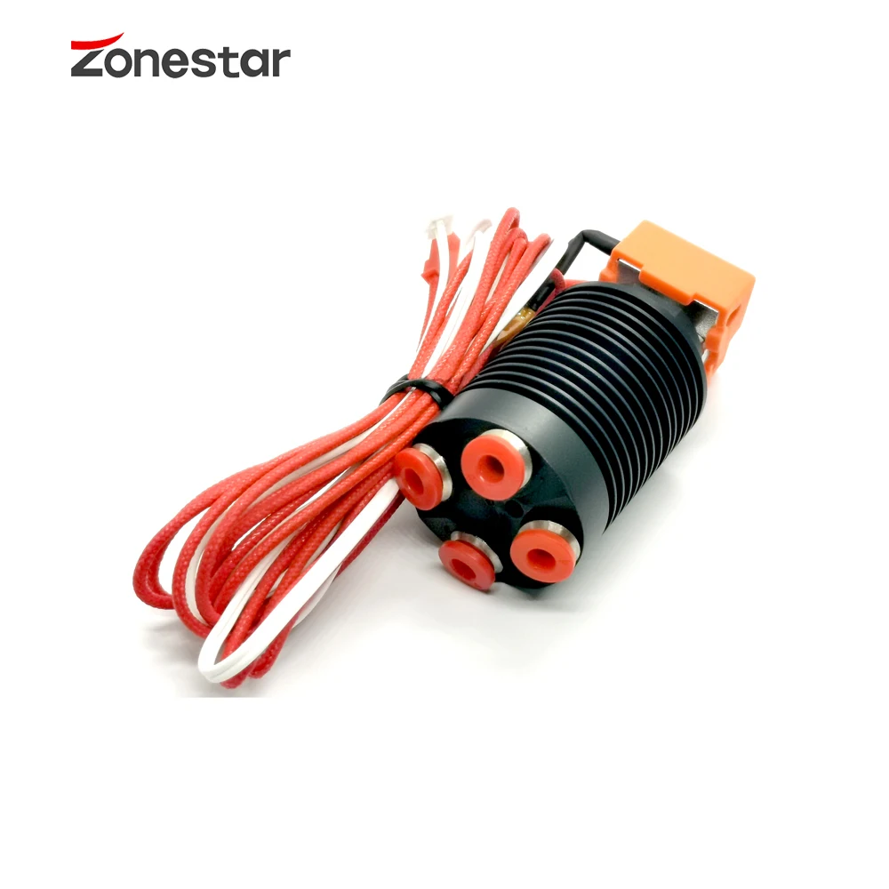 ZONESTAR 4-IN-1-OUT ne míchat barva hotend 0.4mm V6 tryska 24V extrudér j-head 1.75mm nitka 3D knihtiskař částí nový příjezdy