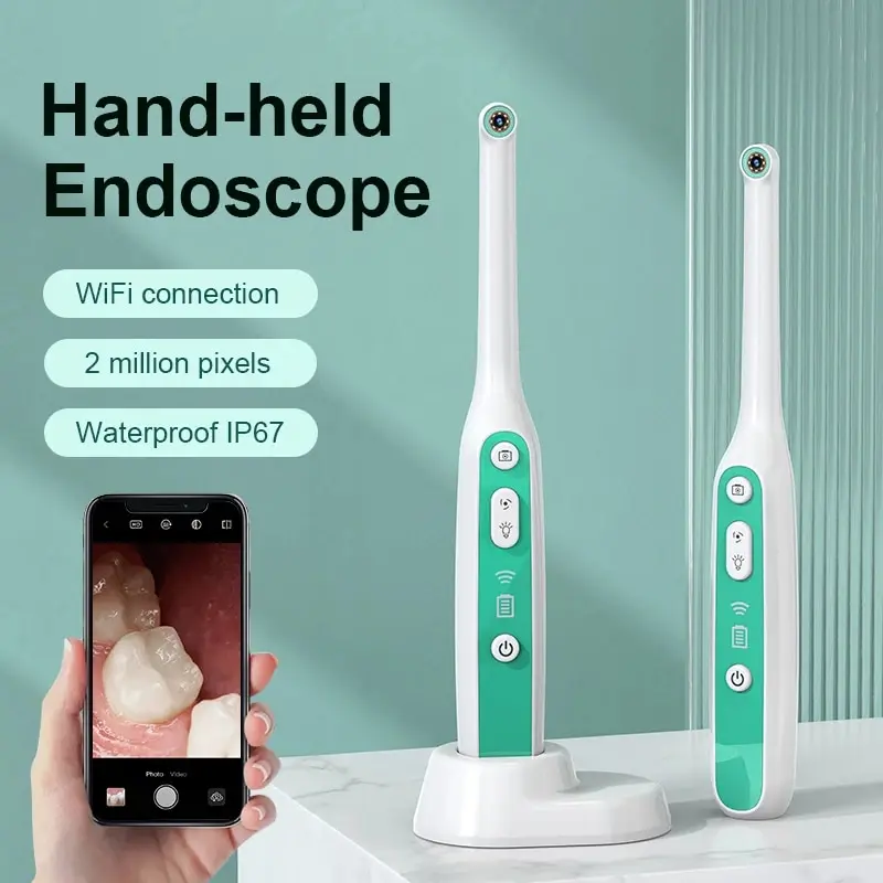   INSKAM 비주얼 구강 카메라, WIFI 구강 검사 카메라, IP67 방수 치아 내시경, 치과 카메라, 이미징 시스템 