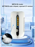 SIM 5G Wireless Router 3000Mbps Support Openwrt WiFi6 128MB RAM 2.4Ghz 5Ghz Dual Band Wireless 5