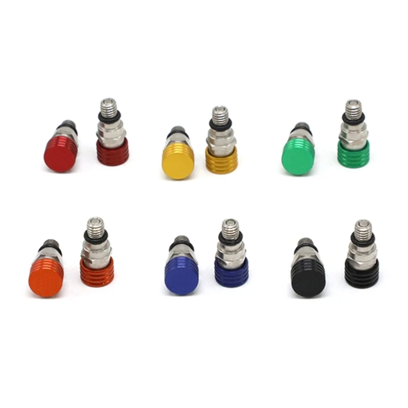 

1 Pair Screw Front Fork Air Bleeder Relief for Valve