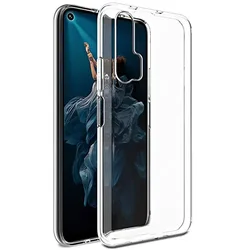 Shockproof Transparent Silicone Phone Case - Clear TPU Back Cover for Huawei Honor 20 Pro (Clear)