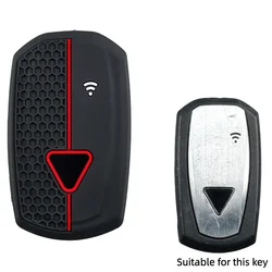 Premium Motorcycle Key Protection Cover - Durable and Stylish Key Case (Black)