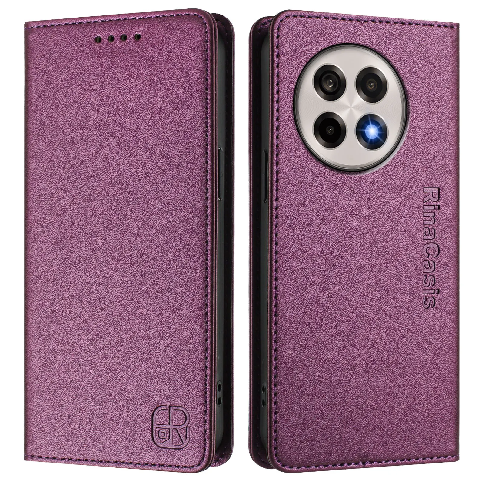Leather Flip Wallet Phone Case with Magnetic Stand Cover