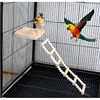 Bird Toy Hamster Toy Little Pet Springboard Combination Toy Parrot Climbing Ladder Springboard Ladder Swing Parrot Toys 2
