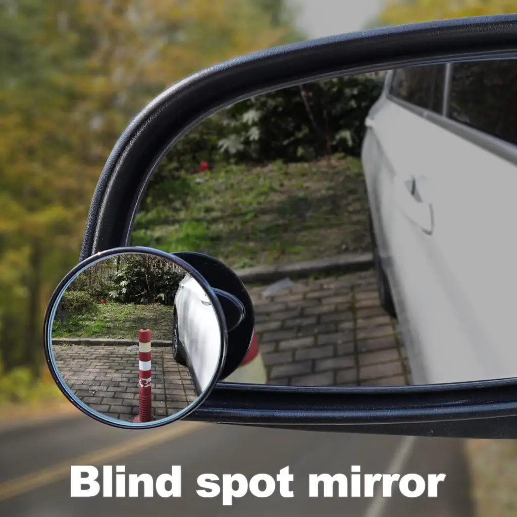 Set Blind Spot Convex Mirror Car Reverse HD Rearview Car Reverse Parking Wide Angle Round