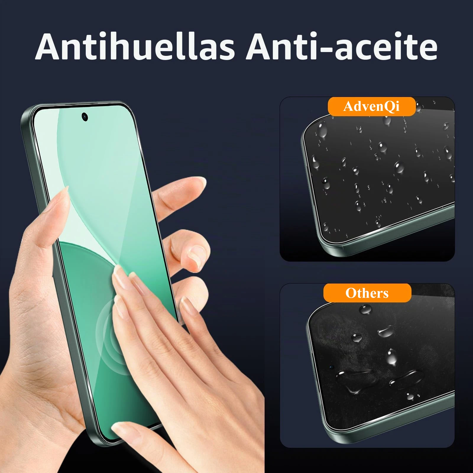 OPPO Reno14 Ultra-Clear Tempered Glass Screen Protector – 6.57 Anti-Scratch, Case-Friendly 9H Hardness