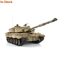 2.4G Heng Long 1/16 Scale 7.0 Plastic Ver Challenger II RTR RC Tank Model 3908 Painted Yellow  Gearbox Wheels Smoke Unit TH17734 2