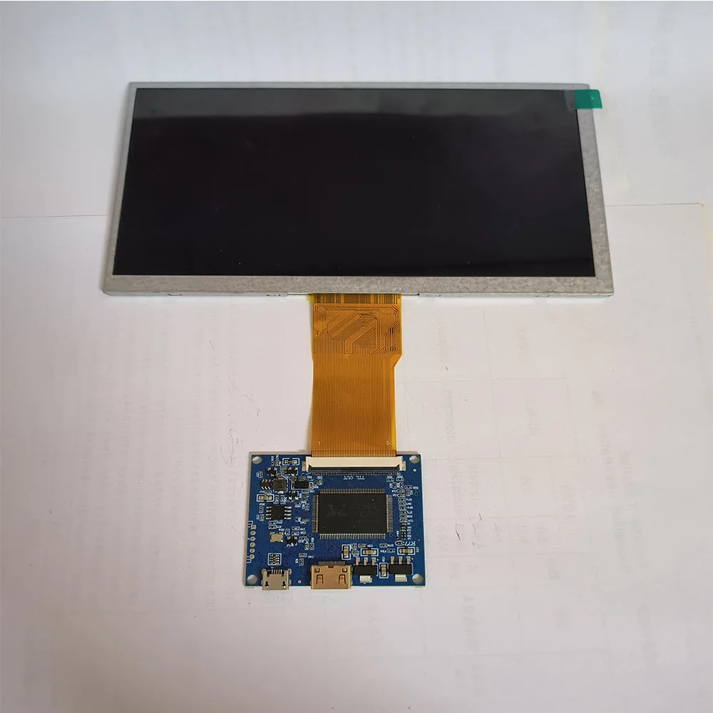 7 Inch 1024*600 Mini HDMI Controller Driver Board TFT LCD Screen for Computer Case Monitor Display Raspberry Pi,lcd screen,lcd monitor driver board