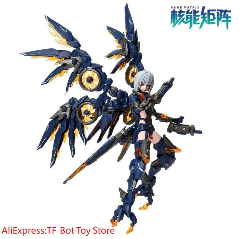 

【IN STOCK】Nuke Matrix Mecha Musume 1/12 Hunting Cyber Forest Fantasy Girls CF03 AMELIA HARTMANN Action Figure Assemble Model Toy