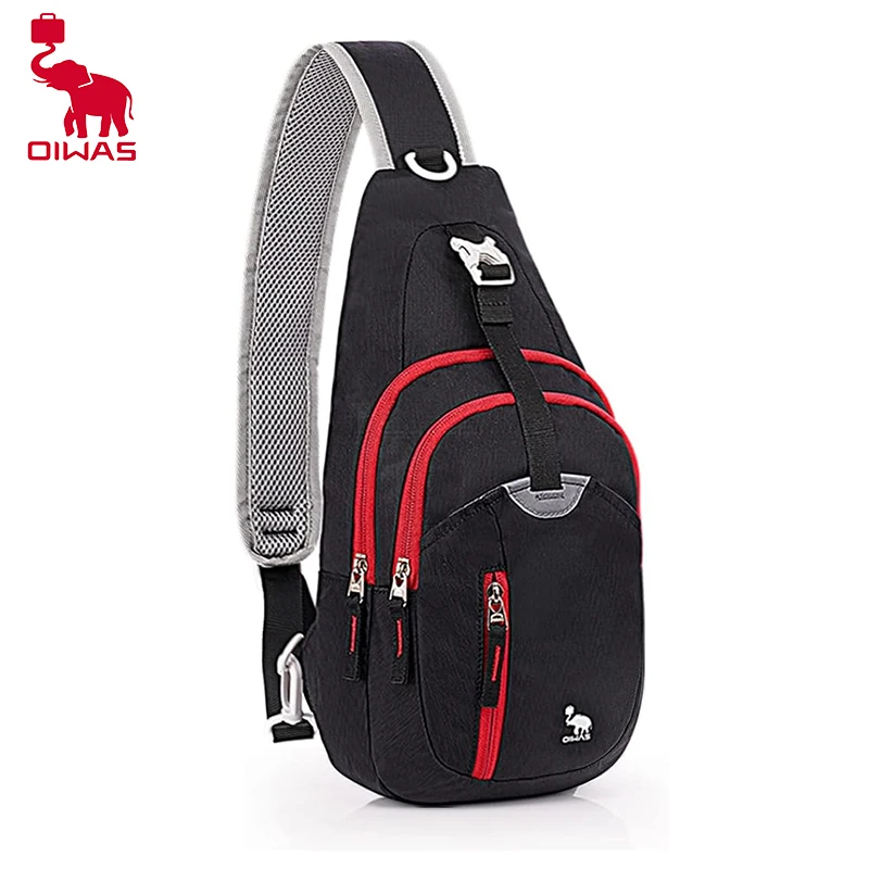  OIWAS Casual Crossbody Chest Bag Sling Shoulder Men's Bag One Strap Lightweight Male Bags Pouch DayPack for Men Travel Sport
